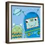 Space Pals II-Sophie Harding-Framed Giclee Print