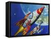 Space Patrol 2-Eric Joyner-Framed Stretched Canvas