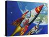 Space Patrol 2-Eric Joyner-Stretched Canvas