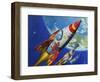 Space Patrol 2-Eric Joyner-Framed Premium Giclee Print