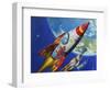 Space Patrol 2-Eric Joyner-Framed Premium Giclee Print