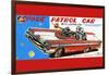 Space Patrol Car-null-Framed Art Print