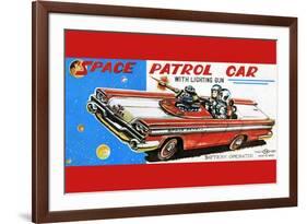 Space Patrol Car-null-Framed Premium Giclee Print