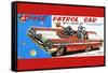 Space Patrol Car-null-Framed Stretched Canvas