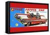 Space Patrol Car-null-Framed Stretched Canvas