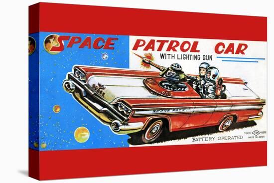 Space Patrol Car-null-Stretched Canvas