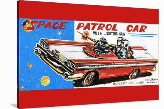 Space Patrol Car-null-Stretched Canvas