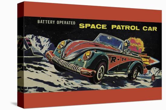 Space Patrol Car-null-Stretched Canvas