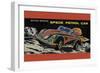 Space Patrol Car-null-Framed Premium Giclee Print