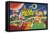 Space Patrol Walkie Talkie-null-Framed Stretched Canvas