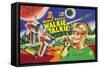 Space Patrol Walkie Talkie-null-Framed Stretched Canvas