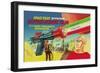 Space Pilot Super-Sonic Gun-null-Framed Premium Giclee Print