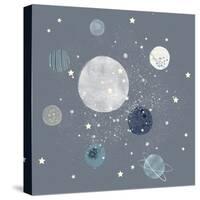 Space Planets-Leah Straatsma-Stretched Canvas