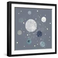 Space Planets-Leah Straatsma-Framed Art Print