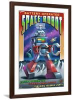 Space Robot-Lantern Press-Framed Art Print