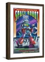 Space Robot-Lantern Press-Framed Art Print