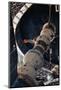 Space Rocket Model-null-Mounted Photographic Print