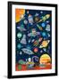 Space Scene-Sean Sims-Framed Premium Giclee Print