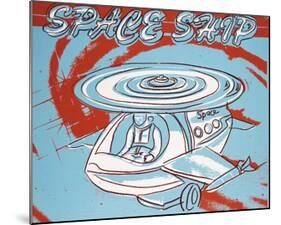 Space Ship, c.1983-Andy Warhol-Mounted Giclee Print