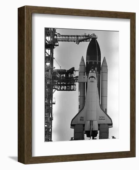 Space Ships Shuttle Challenger Flight II-Bob Daugherty-Framed Photographic Print