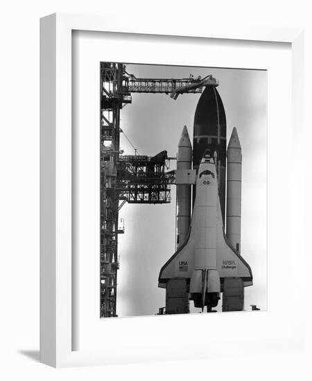 Space Ships Shuttle Challenger Flight II-Bob Daugherty-Framed Photographic Print