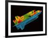 Space shuttle aerodynamics-Science Source-Framed Giclee Print