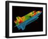 Space shuttle aerodynamics-Science Source-Framed Giclee Print