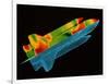 Space shuttle aerodynamics-Science Source-Framed Giclee Print