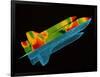 Space shuttle aerodynamics-Science Source-Framed Giclee Print