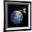 Space Shuttle And Earth-Friedrich Saurer-Framed Photographic Print