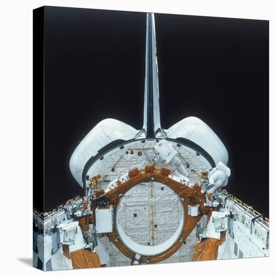 Space Shuttle Astronaut on Eva, 1980S-null-Stretched Canvas