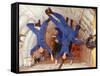 Space Shuttle Astronauts in Zero Gravity Training-null-Framed Stretched Canvas