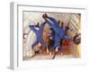 Space Shuttle Astronauts in Zero Gravity Training-null-Framed Photo