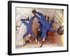 Space Shuttle Astronauts in Zero Gravity Training-null-Framed Photo