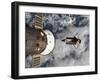 Space Shuttle Atlantis After It Undocked from the International Space Station on June 19, 2007-Stocktrek Images-Framed Premium Photographic Print