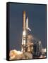 Space Shuttle Atlantis Clears the Tower at the Kennedy Space Center, Florida-null-Framed Stretched Canvas