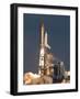 Space Shuttle Atlantis Clears the Tower at the Kennedy Space Center, Florida-null-Framed Photographic Print