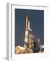 Space Shuttle Atlantis Clears the Tower at the Kennedy Space Center, Florida-null-Framed Photographic Print