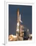 Space Shuttle Atlantis Clears the Tower at the Kennedy Space Center, Florida-null-Framed Photographic Print