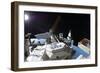 Space Shuttle Atlantis Docked to the International Space Station-null-Framed Photographic Print