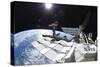 Space Shuttle Atlantis Docked to the International Space Station-null-Stretched Canvas