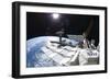 Space Shuttle Atlantis Docked to the International Space Station-null-Framed Photographic Print