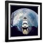 Space Shuttle Atlantis from Orbital Station Mir, June 29, 1995-null-Framed Photo