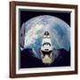 Space Shuttle Atlantis from Orbital Station Mir, June 29, 1995-null-Framed Photo