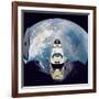 Space Shuttle Atlantis from Orbital Station Mir, June 29, 1995-null-Framed Photo