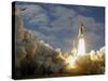 Space Shuttle Atlantis Lifts Off at the Kennedy Space Center in Cape Canaveral, Florida-null-Stretched Canvas