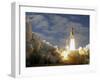 Space Shuttle Atlantis Lifts Off at the Kennedy Space Center in Cape Canaveral, Florida-null-Framed Photographic Print