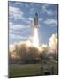 Space Shuttle Atlantis Lifts Off from its Launch Pad at Kennedy Space Center, Florida-null-Mounted Photographic Print