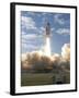 Space Shuttle Atlantis Lifts Off from its Launch Pad at Kennedy Space Center, Florida-null-Framed Photographic Print