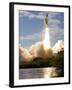 Space Shuttle Atlantis Lifts Off from its Launch Pad at Kennedy Space Center, Florida-null-Framed Photographic Print